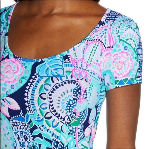 Lilly Pulitzer Wynne Maxi Dress in Lookin Sharp Cactus Cat XL - Picture 4 of 12